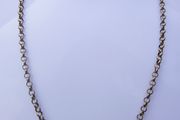 Vintage 9 Ct Yellow Gold 375 Belcher Link Chain Necklace 20" Long 6,30g