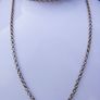 Vintage 9 Ct Yellow Gold 375 Belcher Link Chain Necklace 20" Long 6,30g Image 4