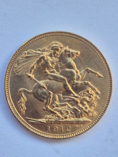 1912 UK Sovereign Gold Bullion Coin