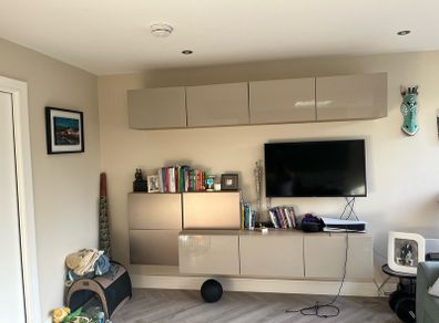 Feature wall / tv / storage units