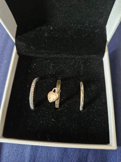 3 Pandora Rings set