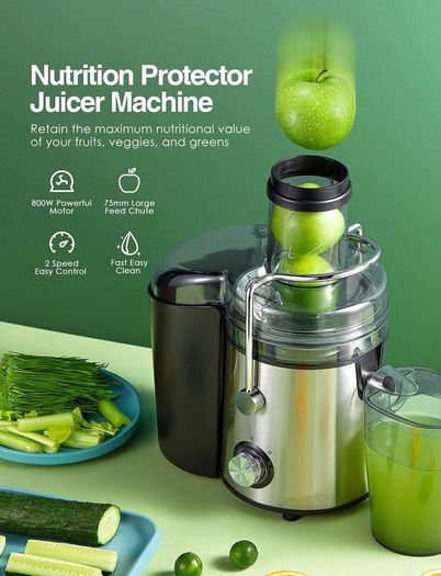 Juicer, juice extractor, juice maker 800W