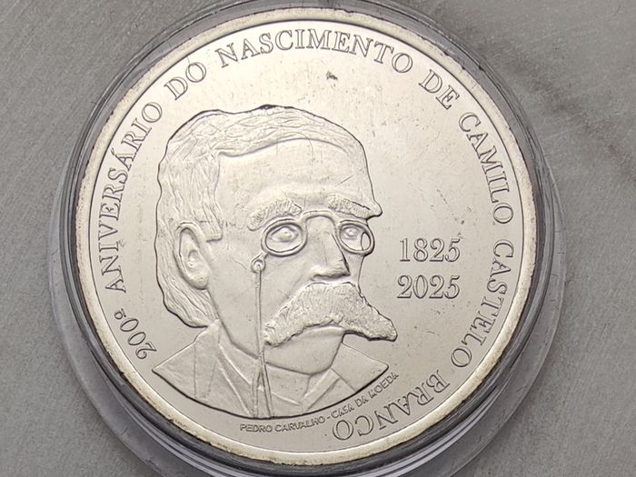 Portugal 5 Euro Base Metals Uncirculated Coin 2025 - 200th anniversary of the birth of Camilo Castelo Branco - Two Centuries of Inspiration