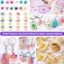 Epoxy Resin Kits for Beginners, 400ml Crystal Clear Resin Accessories with Moulds, Resin Pigment, Resin Glitter, Gold Leaf, Dried Flowers, Epoxy Resin Starter Kit Image 4