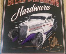 Billy Gibbons Hardware Signed Outer Sleeve Lp