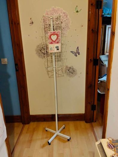 Rotating Postcard Display Stand 40 Pockets