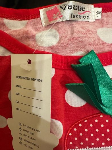 Girls Santa  dress