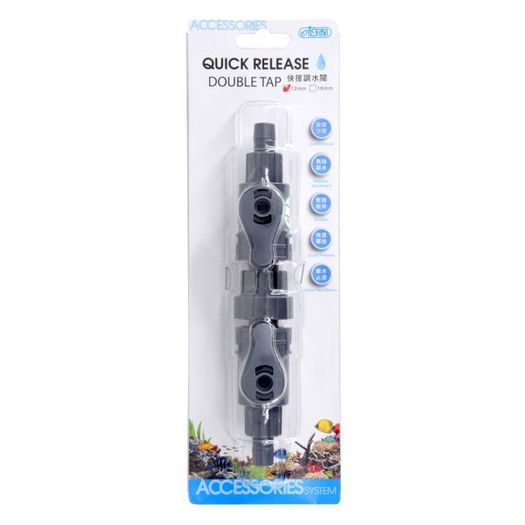 ISTA IF-778 Quick Release Double Tap 16/22mm Control Valve 1pcs