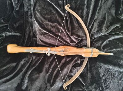 decorative replica medieval crossbow.