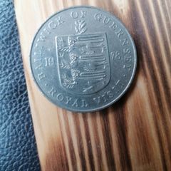 1978 Guernsey 25 Pence Coin