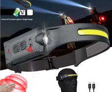 Ultra Bright Multifunctional LED Sensor Headlight with Built-in Rechargeable Battery
