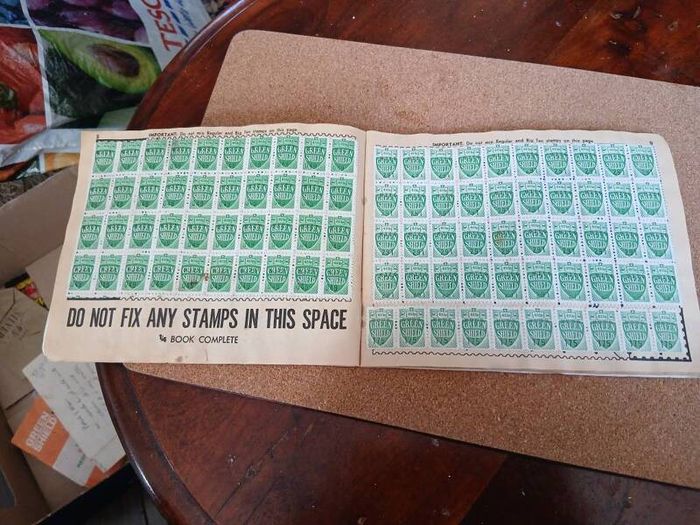 Green Shield stamp books