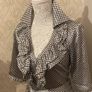 dress black and cream Image 2