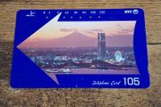 Japan Telephone Card 105 "Yokohama", used, 1993, no. 251-296 - free standard postage