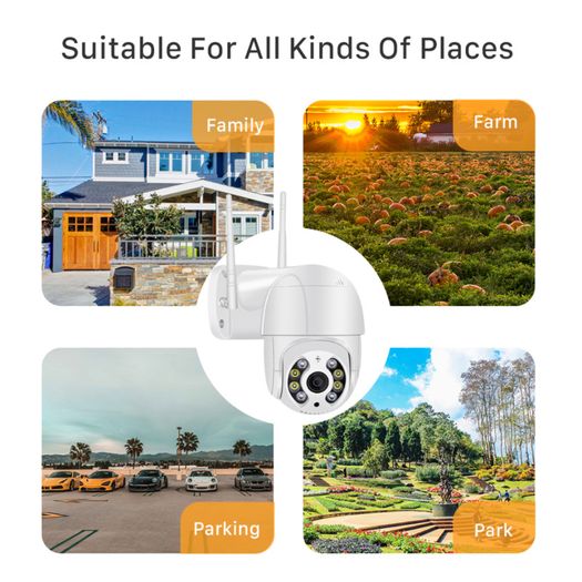 8mp 4k Wifi Camera Outdoor Ptz Calving Ip Camera Speed Dome Cctv Security Wireless Cameras