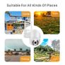 8mp 4k Wifi Camera Outdoor Ptz Calving Ip Camera Speed Dome Cctv Security Wireless Cameras Image 10