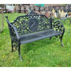 Medium Lady Bench Black CH-R-S126B-B