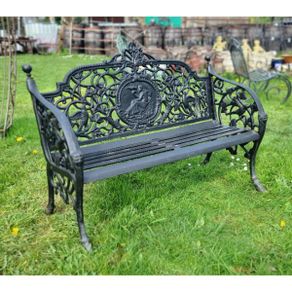Medium Lady Bench Black CH-R-S126B-B