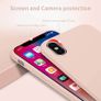 Liquid Silicone Case For iPhone X / XS Luxury Thin Soft Phone Cover New Pink Sand - FHT3IPXLK Image 7