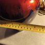 VINTAGE Red and Blue Decorative Vase Handmade in Germany Mouthblown - Ambient Zwiesel 41 CM. TALL 20 CM. WIDEIN CENTER Image 5