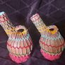 2 Beautiful presume Mexican Clay Bottle Image 2