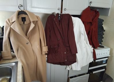 Small,  Medium and Large Jackets second hand