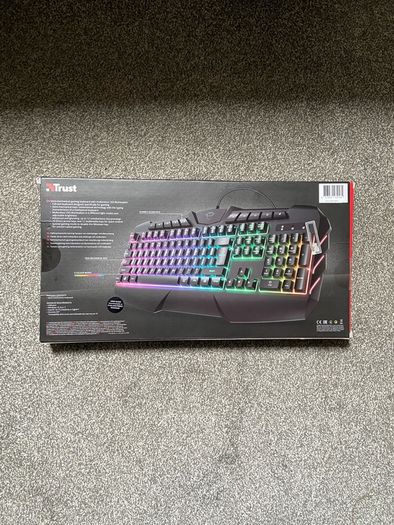 Trust GXT Odyss Semi-Mechanical Gaming Keyboard - RGB - Brand New Boxed (UK Layout)