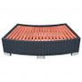 Spa Step Poly Rattan 92x45x25 cm Black Image 2