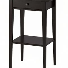 2 x Hemnes Bedside tables / lockers black