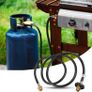 6Ft Propane Hose Connects, High-Pressure Propane Adapter Hose 1 Lb to 20 Lb Converter Quick-Connect Propane Hose for Grill, Stove Image 2