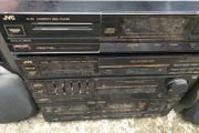 JVC CD radio and cassette deck for repair or parts