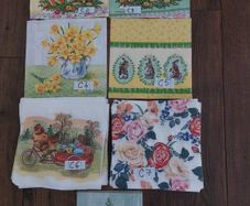 Decoupage napkins