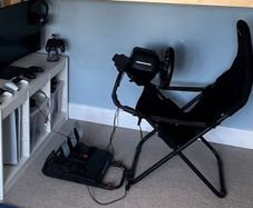 Thrustmaster T248 racing wheel, pedal box and Playseat Challenge