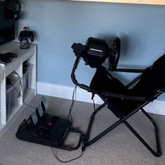 Thrustmaster T248 racing wheel, pedal box and Playseat Challenge