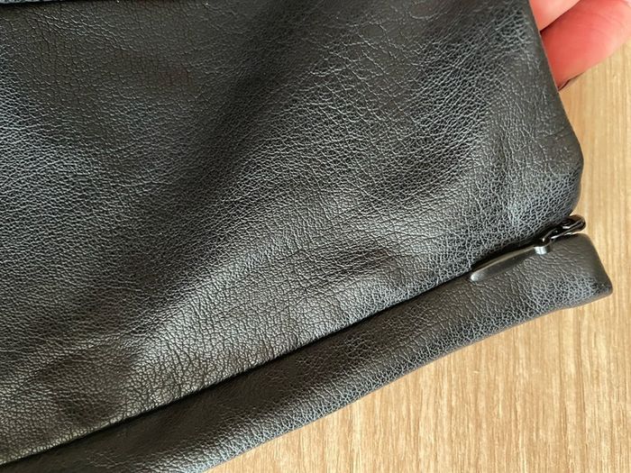 stradivarius mini faux leather skirt