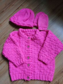 baby cardigan set