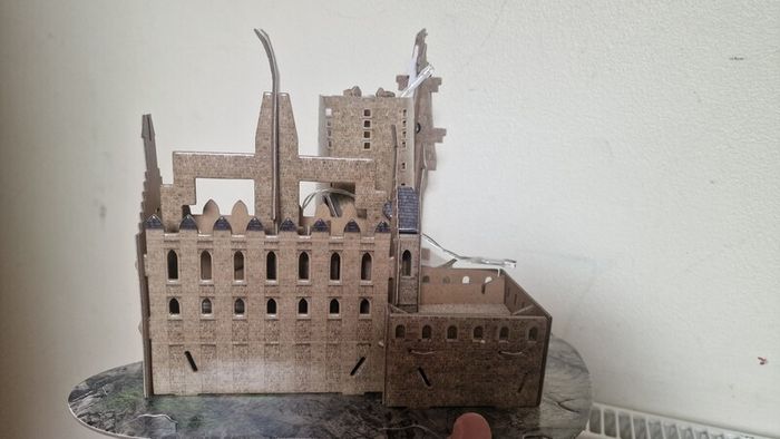 Harry Potter illuminated castle