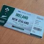 Ireland v New Zealand RUgby Souvenir Ticket Aviva DUblin 2018 Image 2