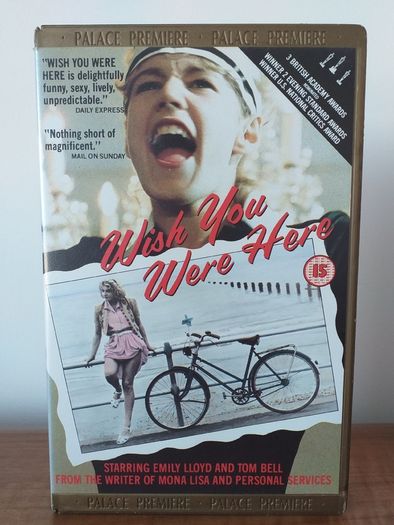 Wish You Were Here Vintage Video Cassette Tape, Retro