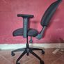 Comfortable Black Office Chair (Adjustable & Reclining ) Image 6