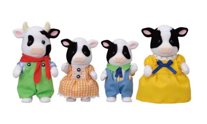 Sylvanian Families Friesian Cow Family 5618