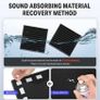 50-Pack Acoustic Foam Panels Tiles Wedge, Soundproofing Foam Noise Cancelling Foam for Studios, Recording Studios, Offices, Home Studios 1" x 12" x 12", 50-Pack (FREE POSTAGE) Image 2