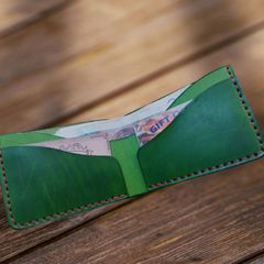 Leather bifold wallet