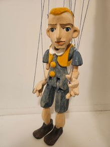 Rascal Boy Handmade Wooden Marionette