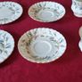 21 Piece Royal Albert Brigadoon Pattern Bone China Gold Gilt Tea Set For 6 Person Setting Made In England Image 9