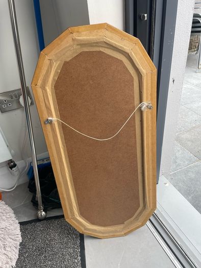 Wooden framed mirror