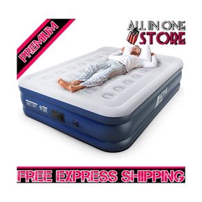 Premium King Size Air Bed with a Built-in Electric Pump and Pillow (FREE SHIPPING)