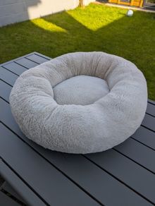 Medium size Cozy Cat or Dog Bed Beige