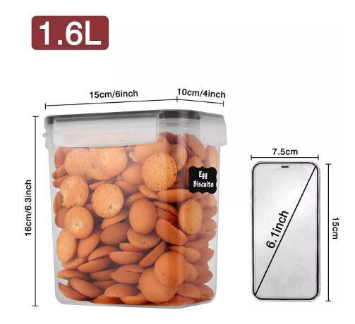 10 Pieces Food Container Kitchen Storage