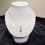 Elegant Sterling Silver Necklace with Faux Pearl & CZ Pendant Image 2